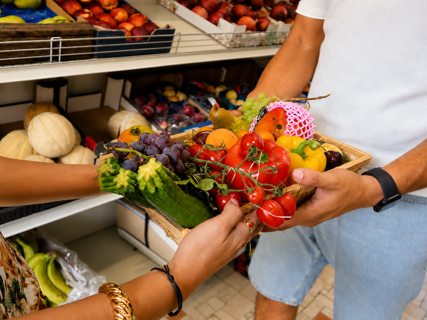 Consegna a domicilio di frutta e verdura fresca